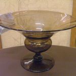 359 4213 Glasskål på fot
